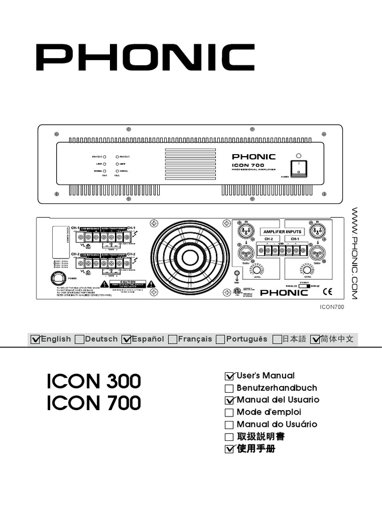 Icon 300 Icon 700 | PDF | Loudspeaker | Transformer, image size:768x1024
