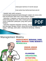 Managemen Waktu