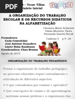 organizaÇÃo do trabalho pedagOgico 