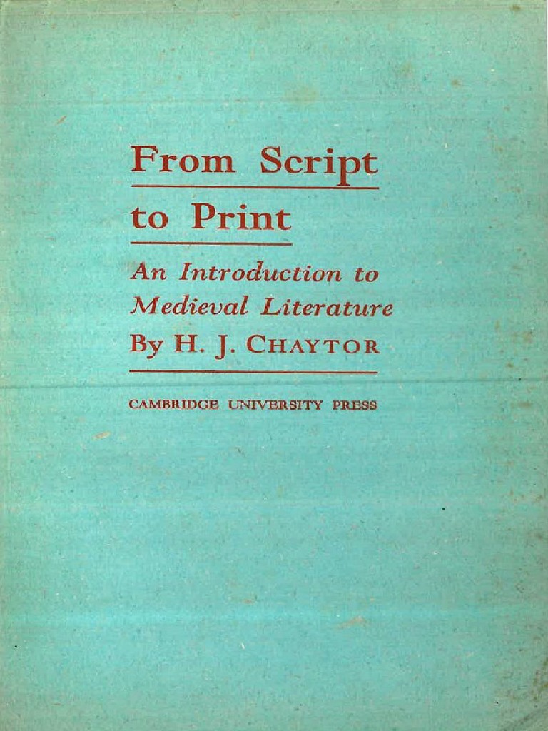From Script To Print | PDF