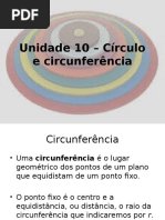 Unidade 10 - Círculo e Circunferência