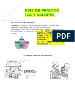 Sintesis de Periodo Etica y Valores