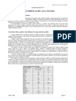 Caracteristicas Del Agua Potable