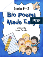 Free Bio Poems Made Easy