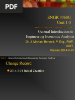 ENGR 3360U Unit 1-5: General Introduction To Engineering Economic Analysis