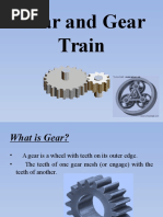 Gear and Gear Train