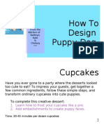 Puppy Cupcake Instruction Set