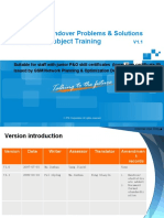 raining Material for Special Subject-Handover Problems & Solutions V1.1