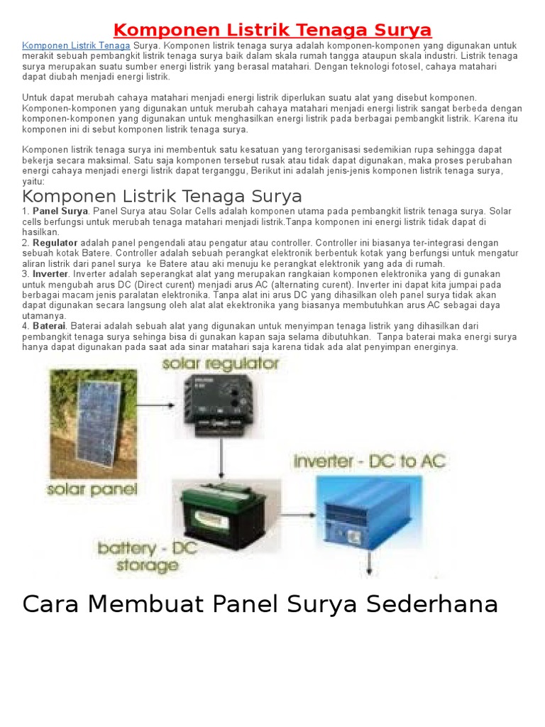 Komponen Listrik Tenaga Suryadocx