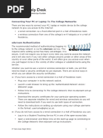 UM Wifi Guide For UM Staff N Student | PDF