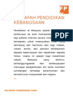 FALSAFAH PENDIDIKAN KEBANGSAAN