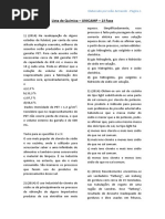 Química - 1ª Fase