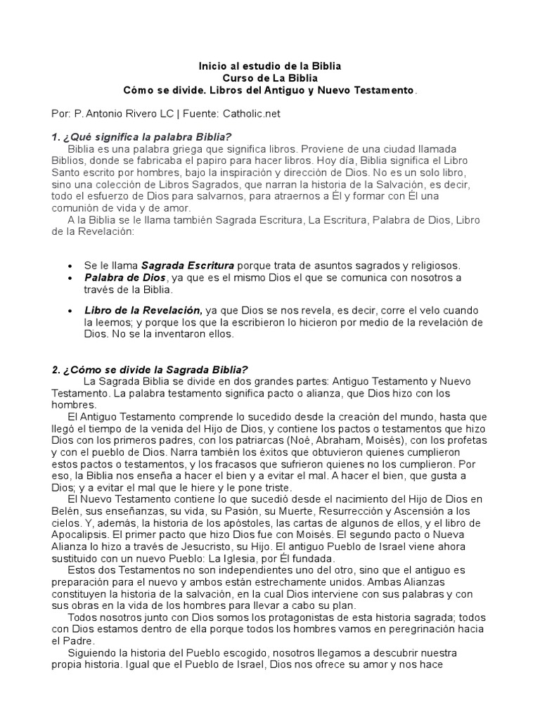 Introducción al Estudio de la Biblia | PDF | Canon bíblico | Biblia