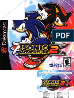 Sonic Adventure 2 - Manual - DC