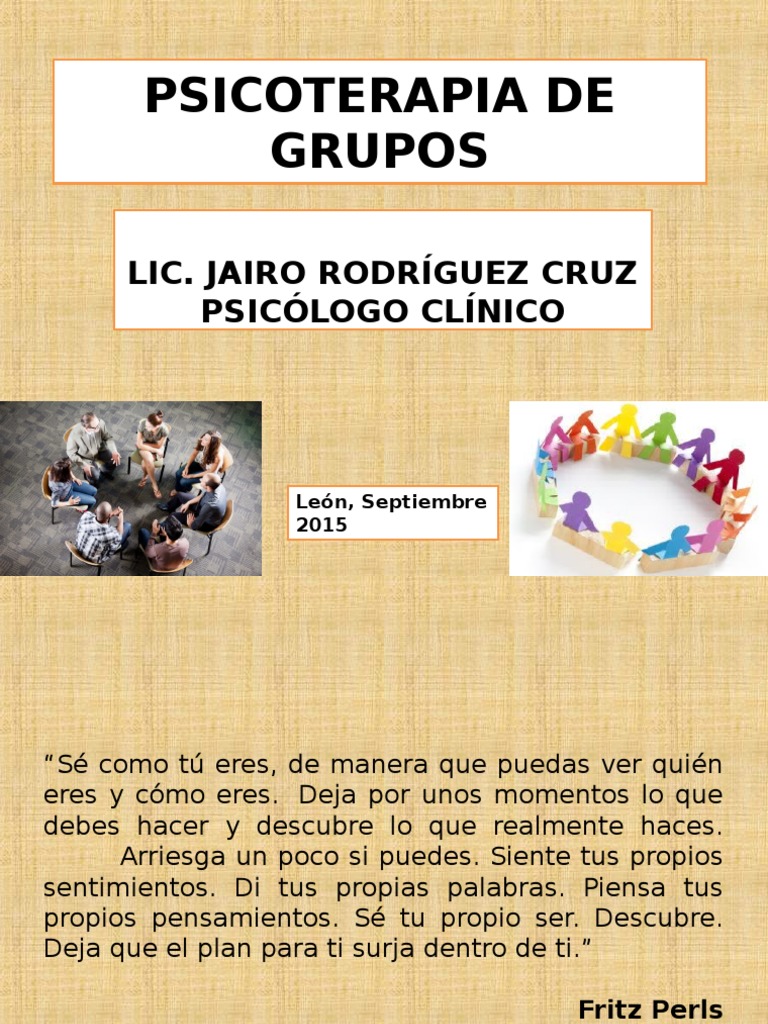 Psicoterapia de Grupos 1 PDF