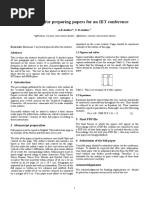 IET Conference Paper