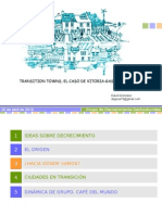 Transition Towns; El Caso de Vitoria-Gasteiz 