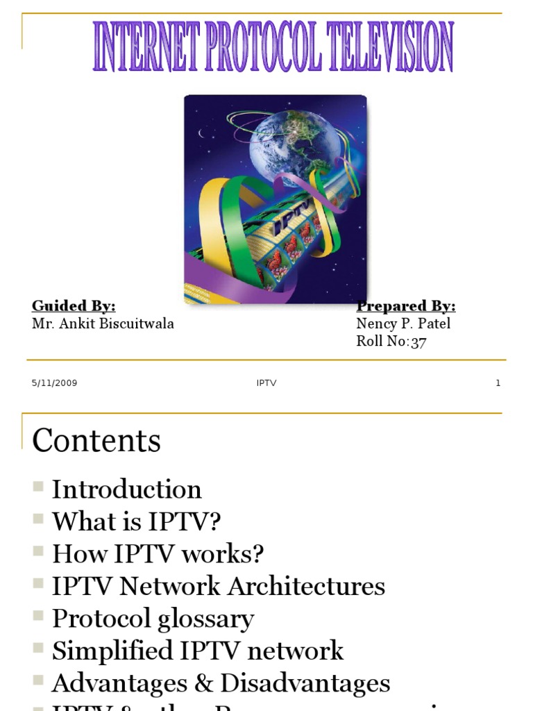 Overview of IPTV Technology and Benefits | PDF | Iptv | Internet Protocols