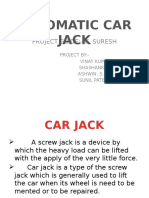 Automatic Car Jack: Project Guide:-C. Suresh