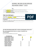 Inschrijvingsperiode 2016-2017 Info Ad Valvas Na Voorrangsperiodes