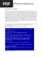 Windows Bugcheck Analysis