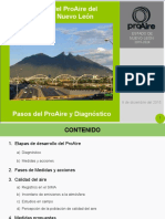 Desarrollo Del PROAIRE Del Estado de Nuevo León. Pasos y Diagnóstico (RESUMEN)