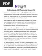 California GOP Poll 3-17-16