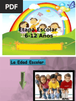 Etapa Escolar 6 A 12 Años