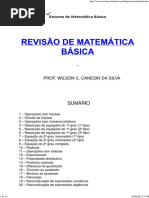 Resumo de Matemática Básica