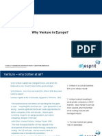 Why Venture in Europe?: Authorised and Regulated by The Financial Services Authority