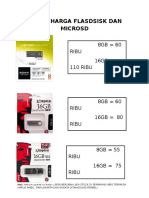 Harga Harga Flasdsisk Dan Microsd