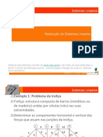 Sistemas de Equações Lineares metodo de kashnower