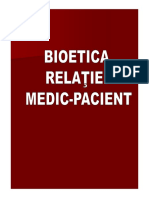 Curs Bioetica 6. Relatia - Medic - Pacient