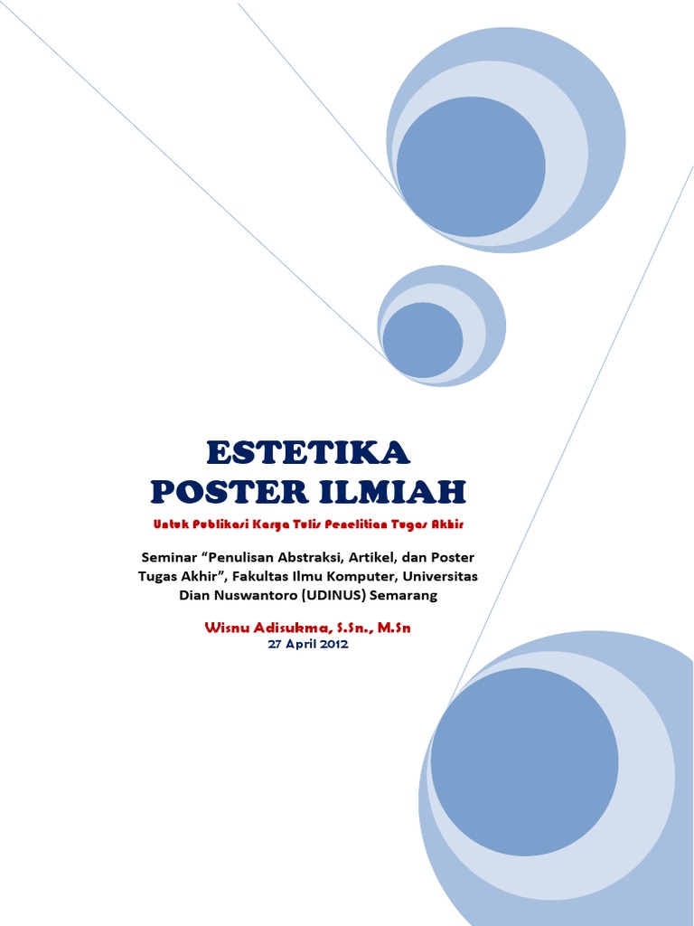 Estetika Poster Ilmiahpdf