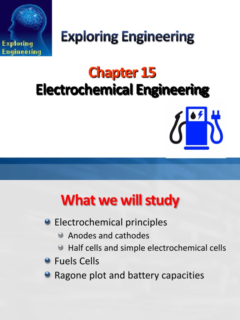Chapter 15 Electrochemical Engineering Anode Battery (Electricity)