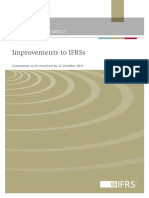 Improvements to IFRS 2011 Exposure Draft