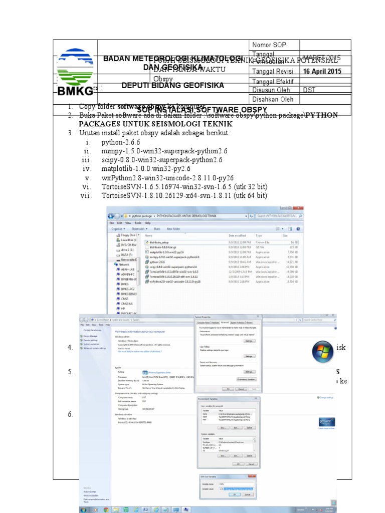 Instalasi Software Obspy | PDF | Komputer