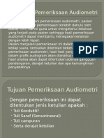 Persiapan Pemeriksaan Audiometri