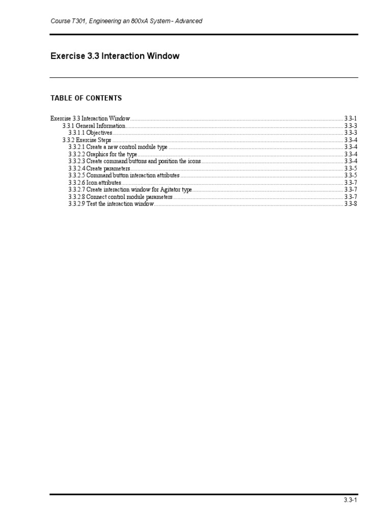 800xA System Interaction Window Guide | PDF | Parameter (Computer ...