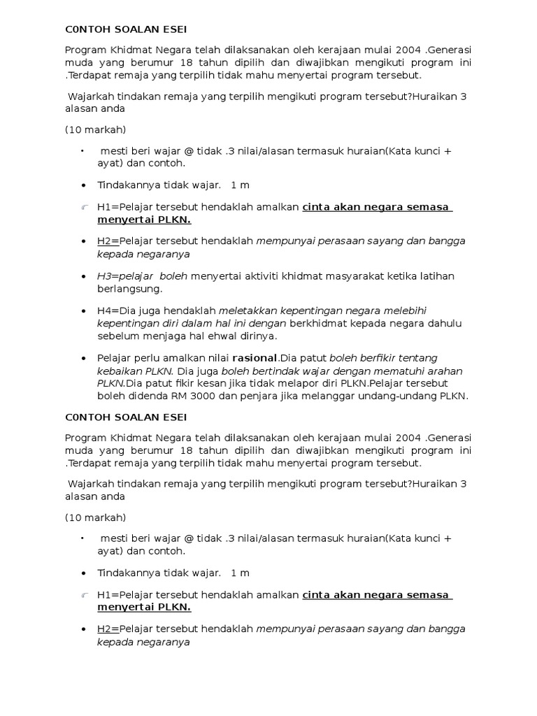 Jawapan Untuk Soalan Wajarkan malaykiews