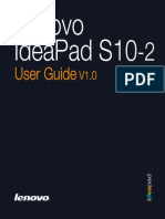 Lenovo IdeaPad S10-2 User Guide V1.0