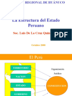 B. La Estructura Del Estado Peruano