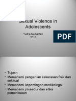  Sexual Violence in Adolescents 