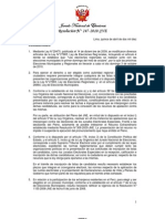 Reglamento de Inscripción de Listas de Candidatos para las Elecciones Municipales y Regionales 2010