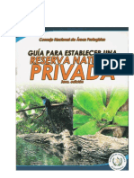 Guia Para La Inscripcion de Reservas Naturales Privadas