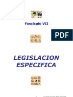 Legislacion especifica (fasciculo 7)