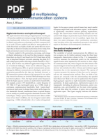 Modulation and Multiplexing in Optical Communication Systems