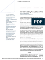 ISO 9001_2008 ¿Por Qué Hacer Análisis de Datos