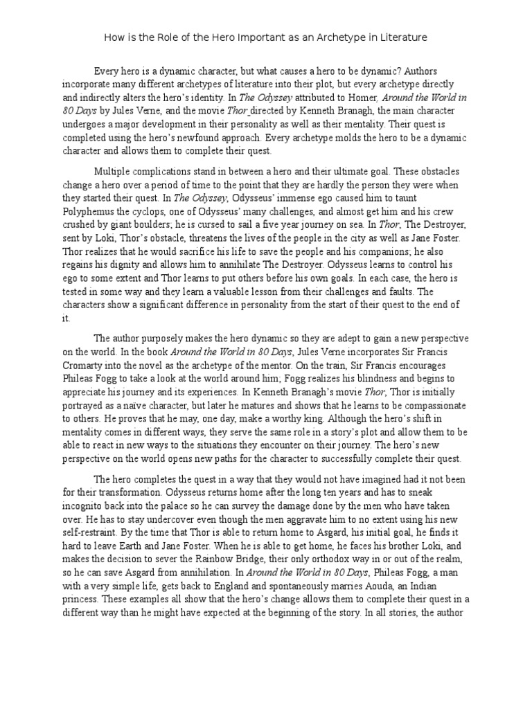 Hero archetype examples image