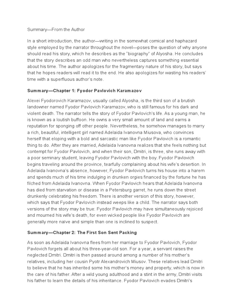 The Brothers Karamazov PDF The Brothers Karamazov Jesus